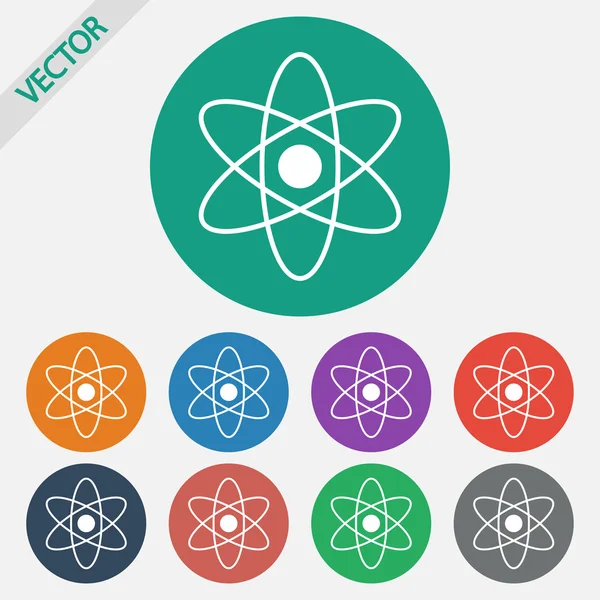 Icône modèle abstrait de science physique — Image vectorielle