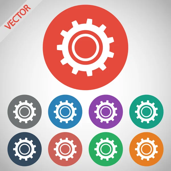 Gears icon — Stock Vector