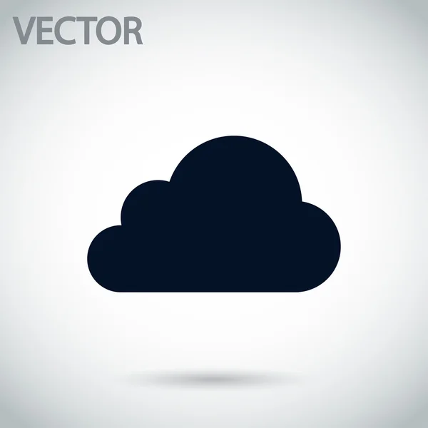 Icona della nuvola — Vettoriale Stock