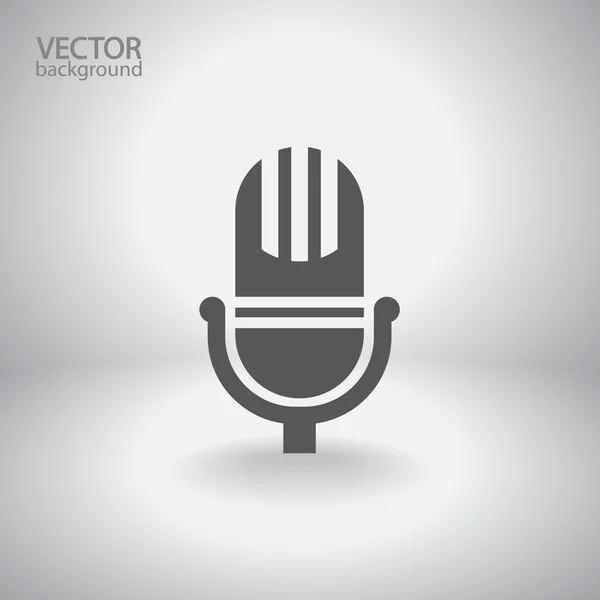 Ícone do microfone — Vetor de Stock