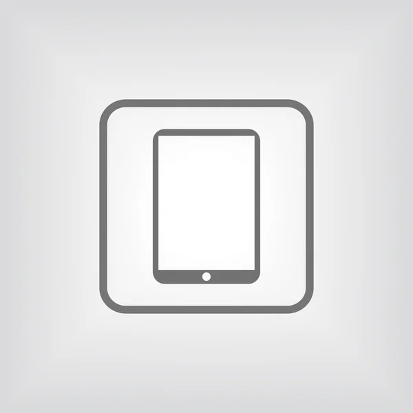 Moderna icona digitale tablet PC — Vettoriale Stock