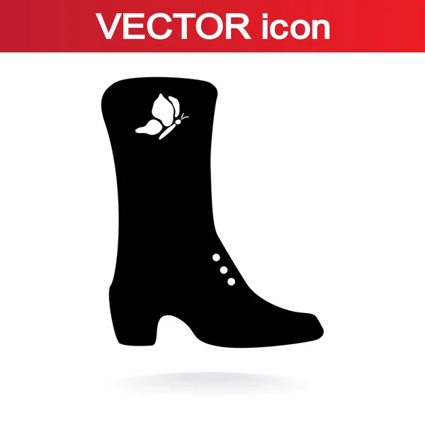 Icono zapatos de mujer — Vector de stock