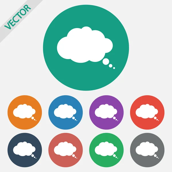 Comic speech bubble icon — Stock Vector