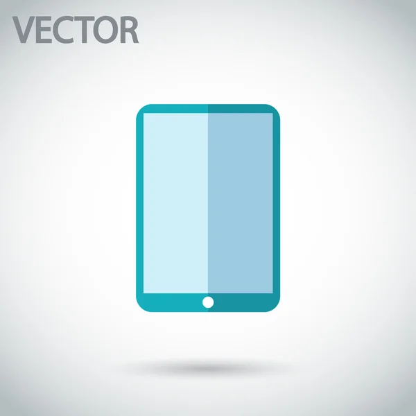 Tableta digital moderna icono de PC — Archivo Imágenes Vectoriales
