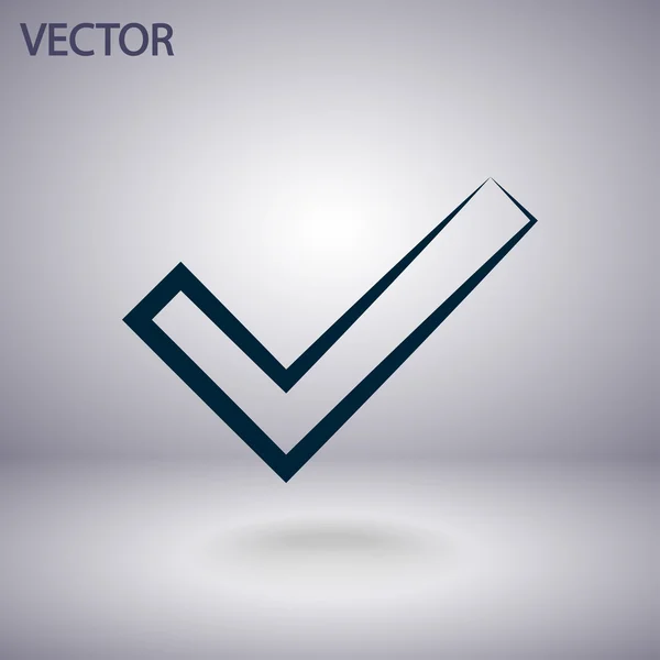 Confirmar iconos — Vector de stock