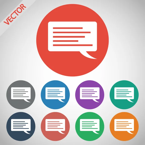 Ikona dialogu — Stockový vektor
