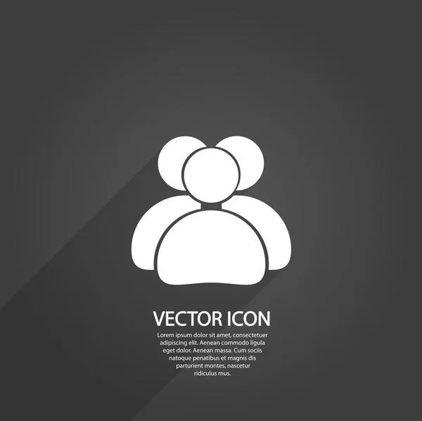 Icono de gente — Vector de stock