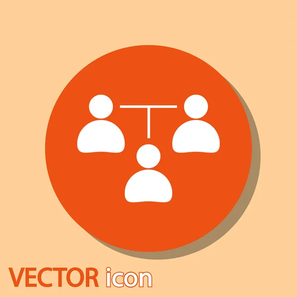 Communicatieconcept. verbindingspictogram — Stockvector