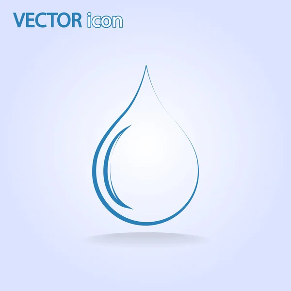 Drop icon — Stock Vector