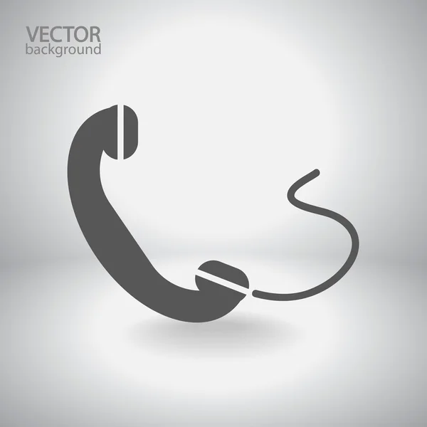 Telefono, icona piatta — Vettoriale Stock