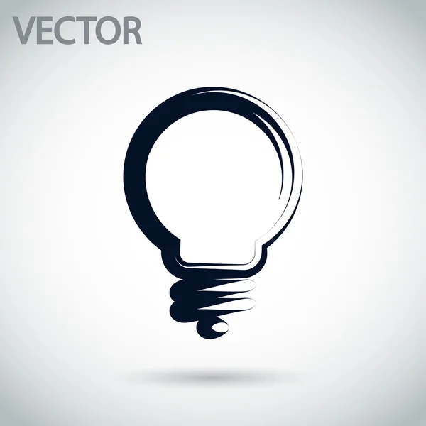 Light bulb icon — Stock Vector