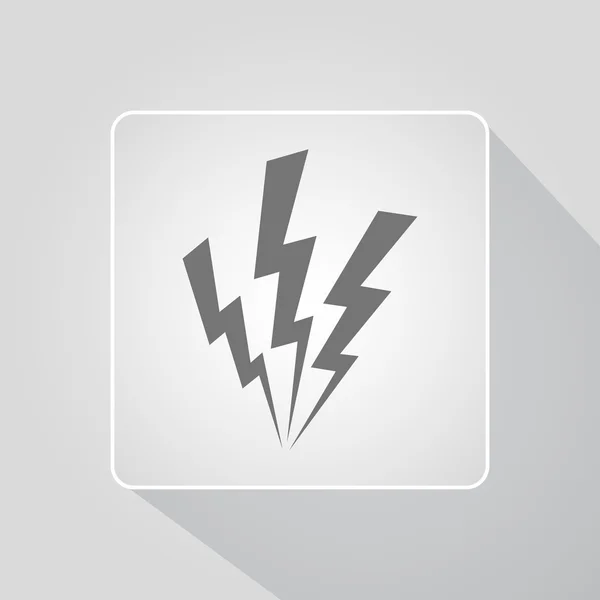 Lightning icon — Stock Vector