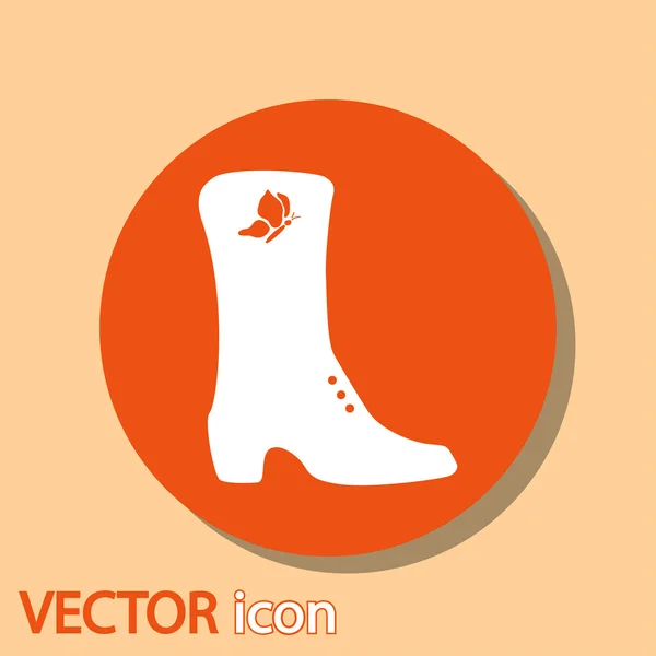 Women's shoes icon — Stock Vector