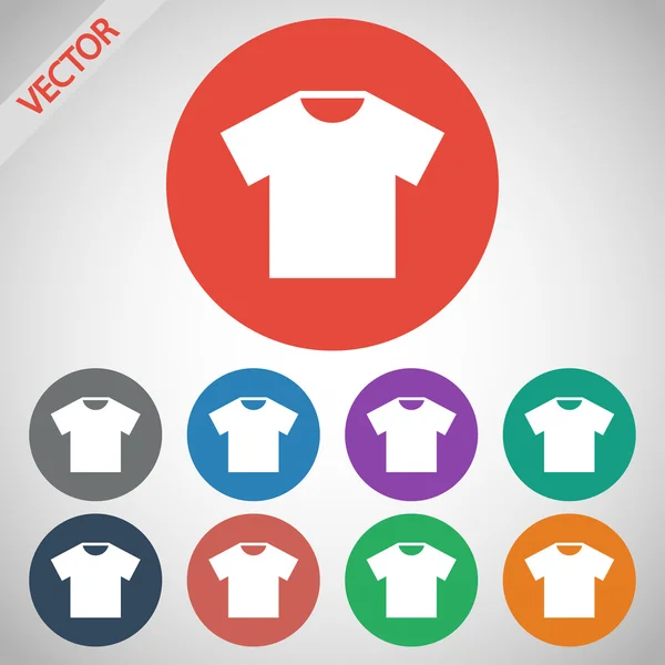 T-shirt pictogram — Stockvector