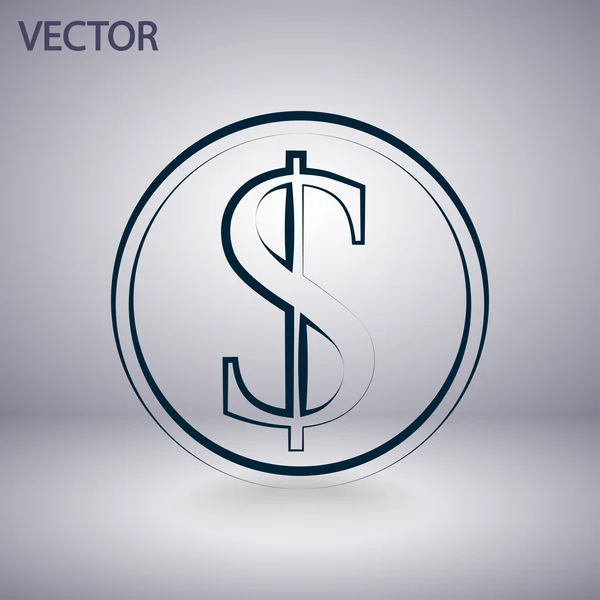 Икона денег — стоковый вектор
