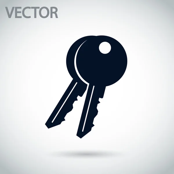 Icono clave — Vector de stock