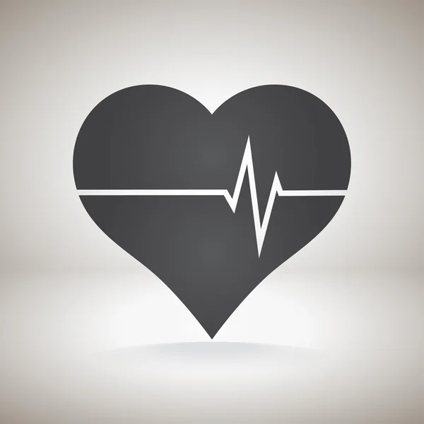 Icona del cuore — Vettoriale Stock