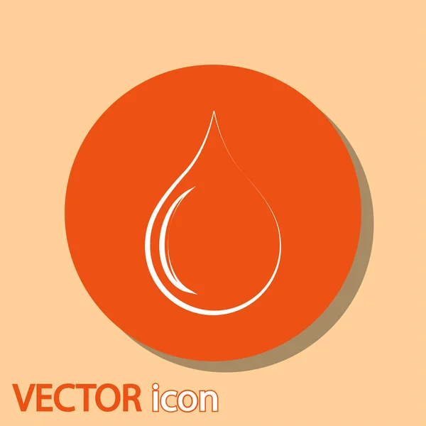 Drop icon — Stock Vector