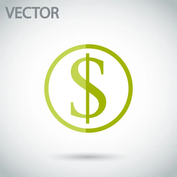 Geld Ikoon — Stockvector