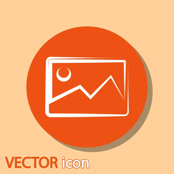 Foto-Ikone — Stockvektor