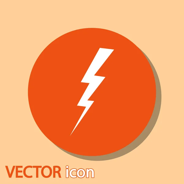 Villám ikon — Stock Vector