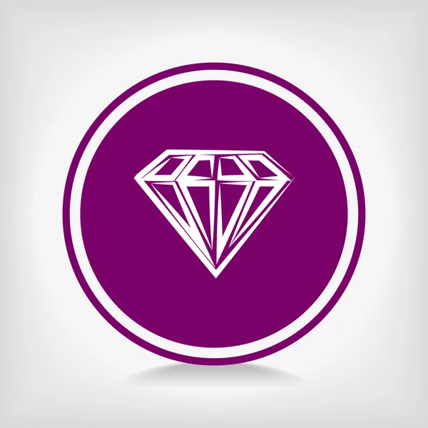 Εικονίδιο διαμάντι — Διανυσματικό Αρχείο