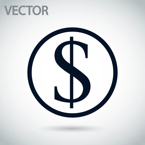 Geld Ikoon — Stockvector