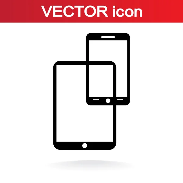 Moderni digitaalinen tabletti PC mobiili älypuhelin kuvake — vektorikuva
