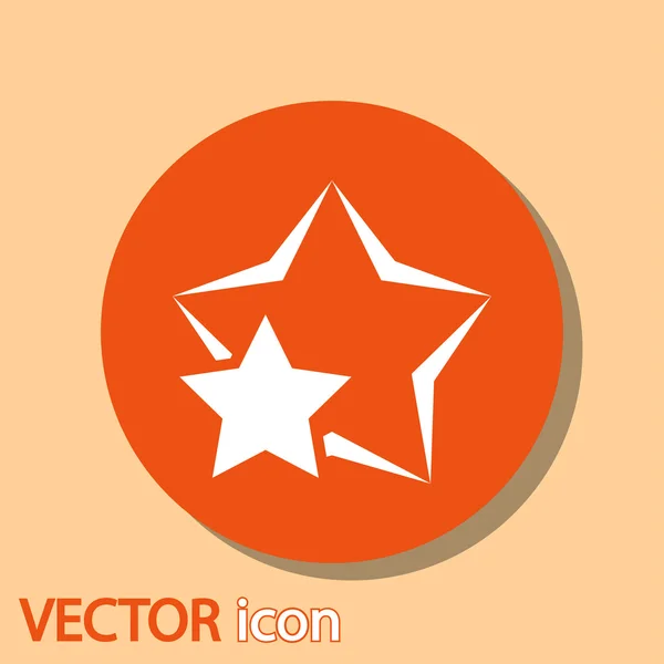 Ikon Bintang - Stok Vektor