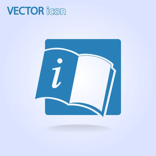 Open book icon — Stock Vector