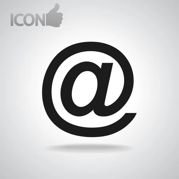 Icono de Internet por correo electrónico — Vector de stock