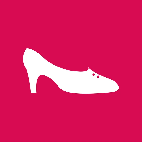 Dámské boty ikona — Stockový vektor