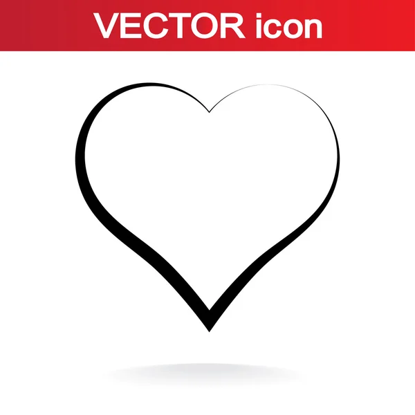 Hart pictogram — Stockvector