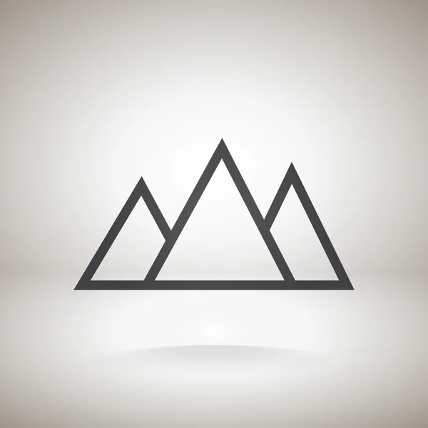 Dağ Simgesi — Stok Vektör