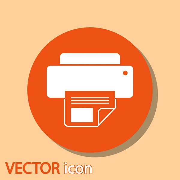 Icône d'imprimante — Image vectorielle