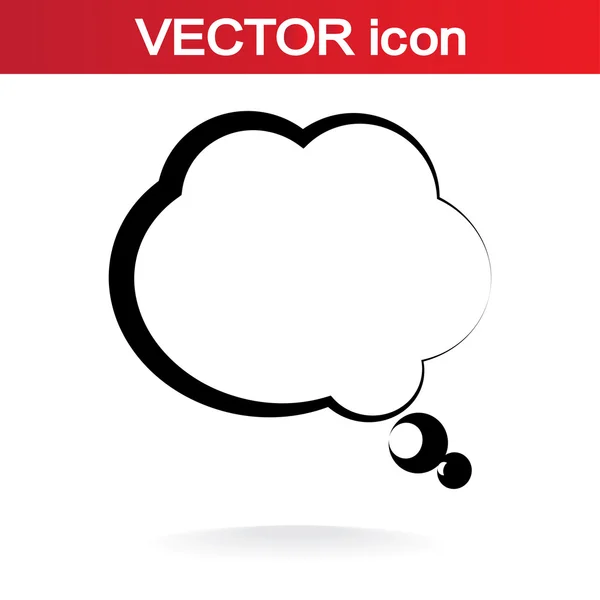 Icono de burbuja de habla cómica — Vector de stock