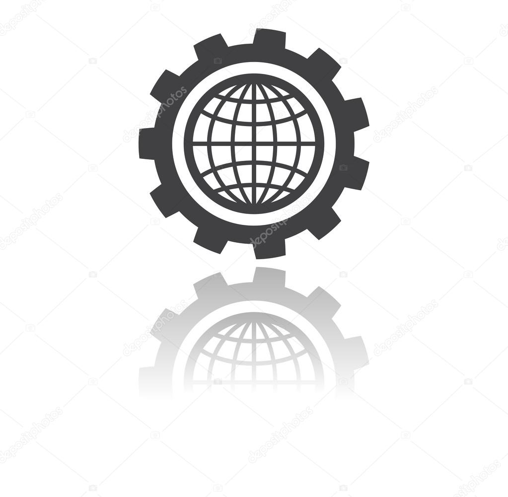 Setting parameters, globe Icon