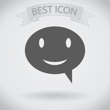 Gülümseyen baloncuk simgesi