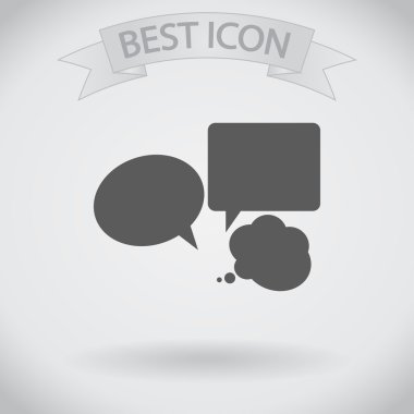 konuşma balonları simgesi