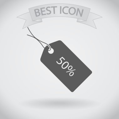 yüzde 50's etiketi simgesi