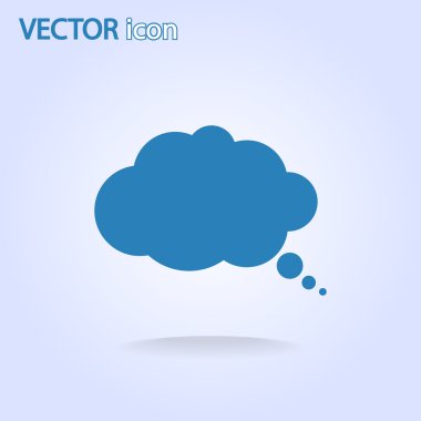 komik konuşma balonu simgesinin