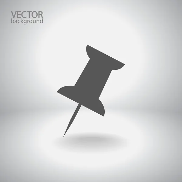 Tryck stift ikon — Stock vektor