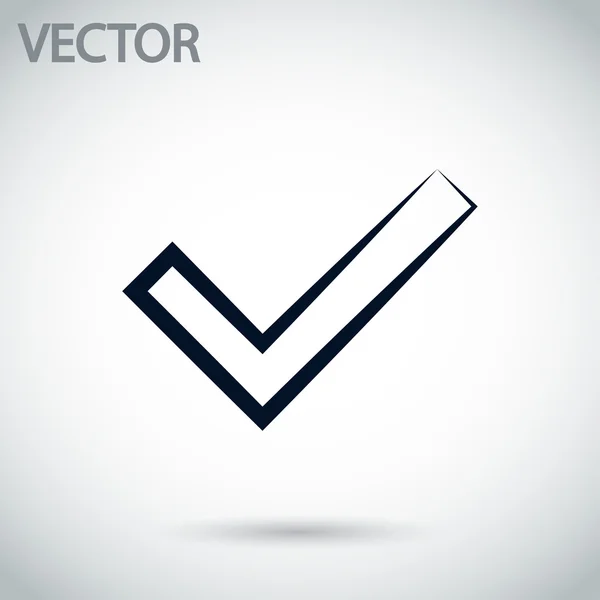 Confirmar ícones — Vetor de Stock