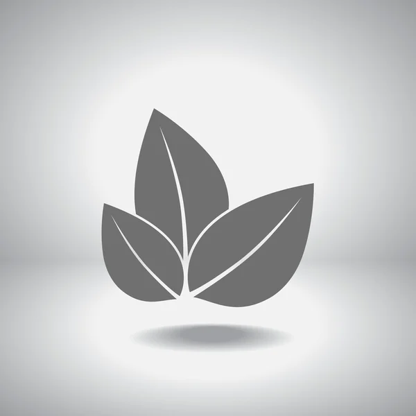 Icono de hoja — Vector de stock