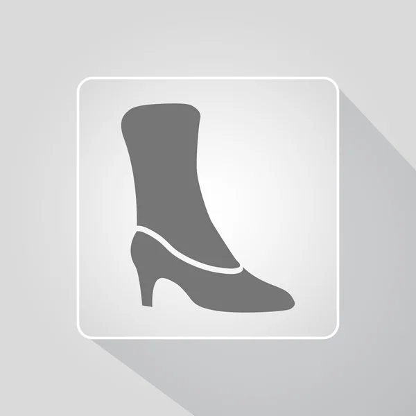 Icono zapatos de mujer — Vector de stock