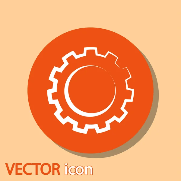 Versnellingen Ikoon — Stockvector