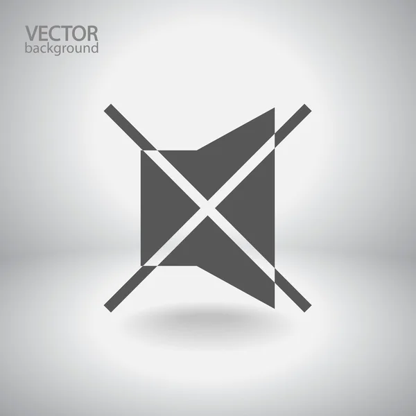 MUTE symbolikon — Stock vektor