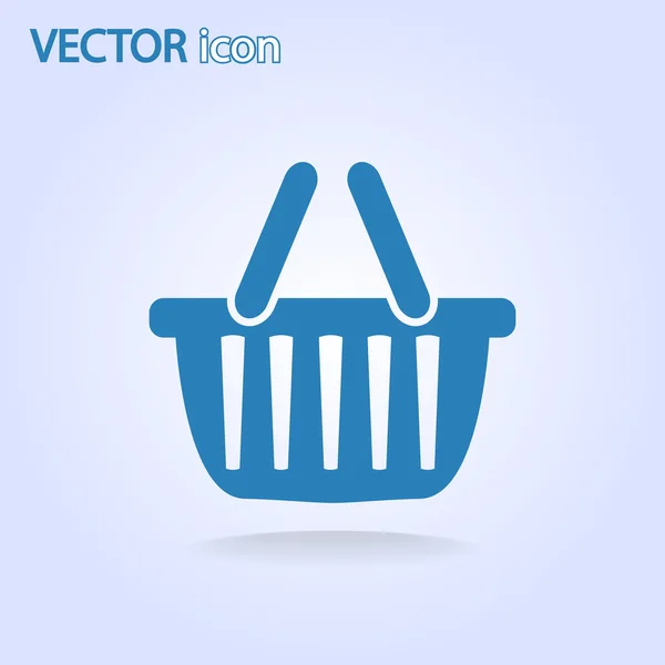 Icono de cesta de compra — Vector de stock