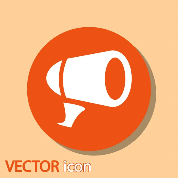 Megafoon-icoon — Stockvector