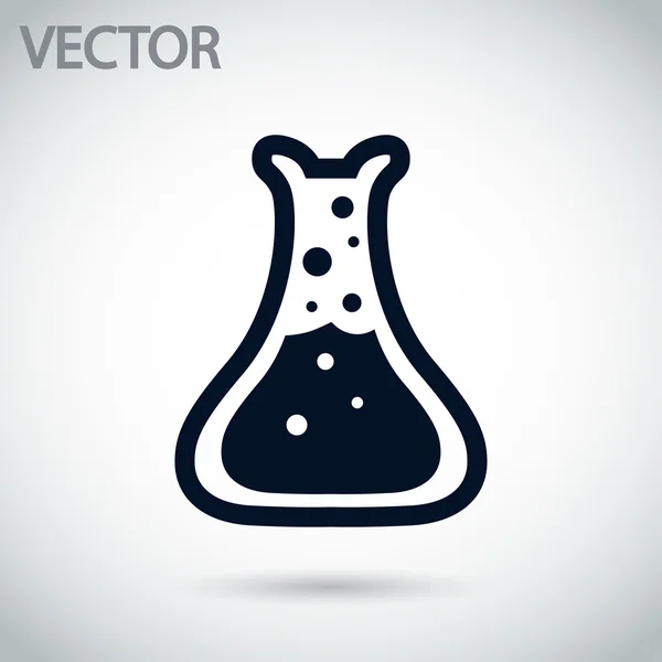 Icono de química. — Vector de stock